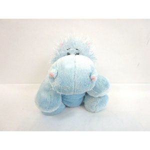 Blue Hippo Hippopotamus 8" Ganz Webkinz Shaggy Plush Stuffed HM009 No Code EUC